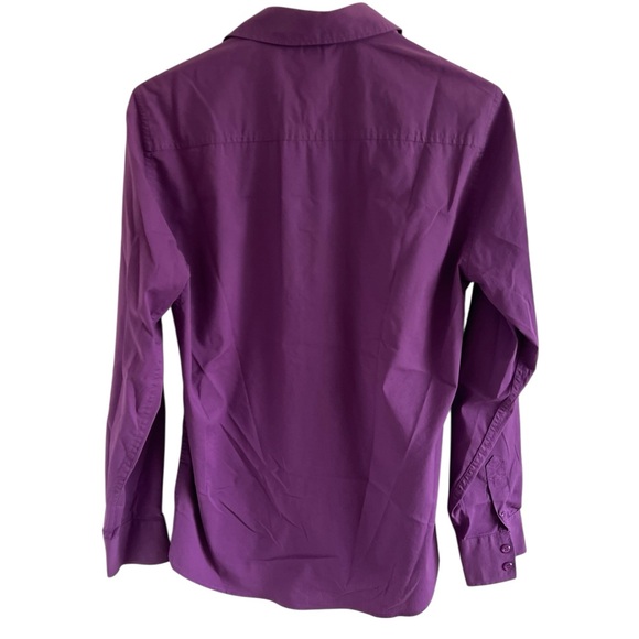 Guess Women’s Fitted Purple Dress Shirt - Picture 2 of 6